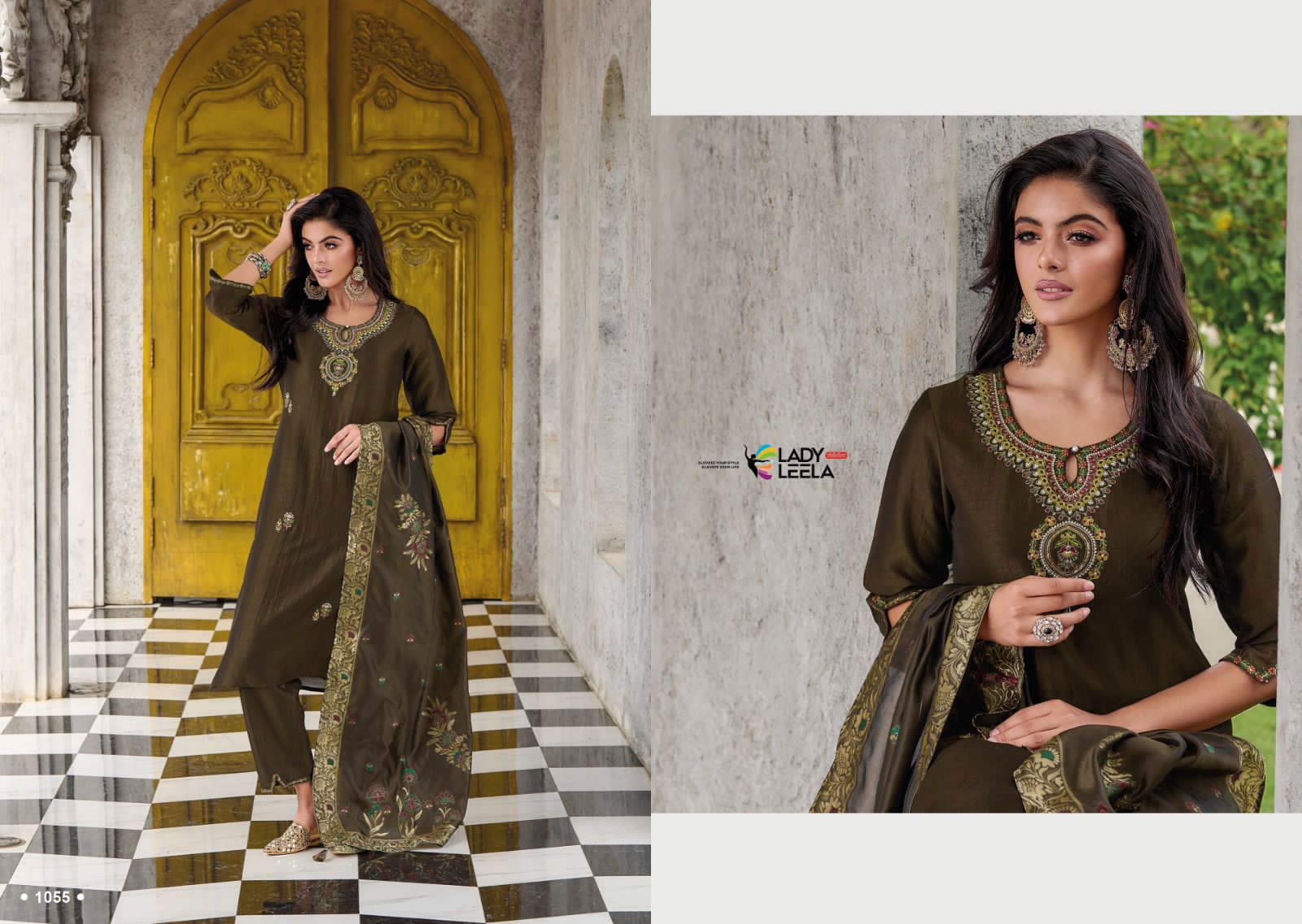 Lady Leela Maisha Heavy Readymade Suits Catalog
